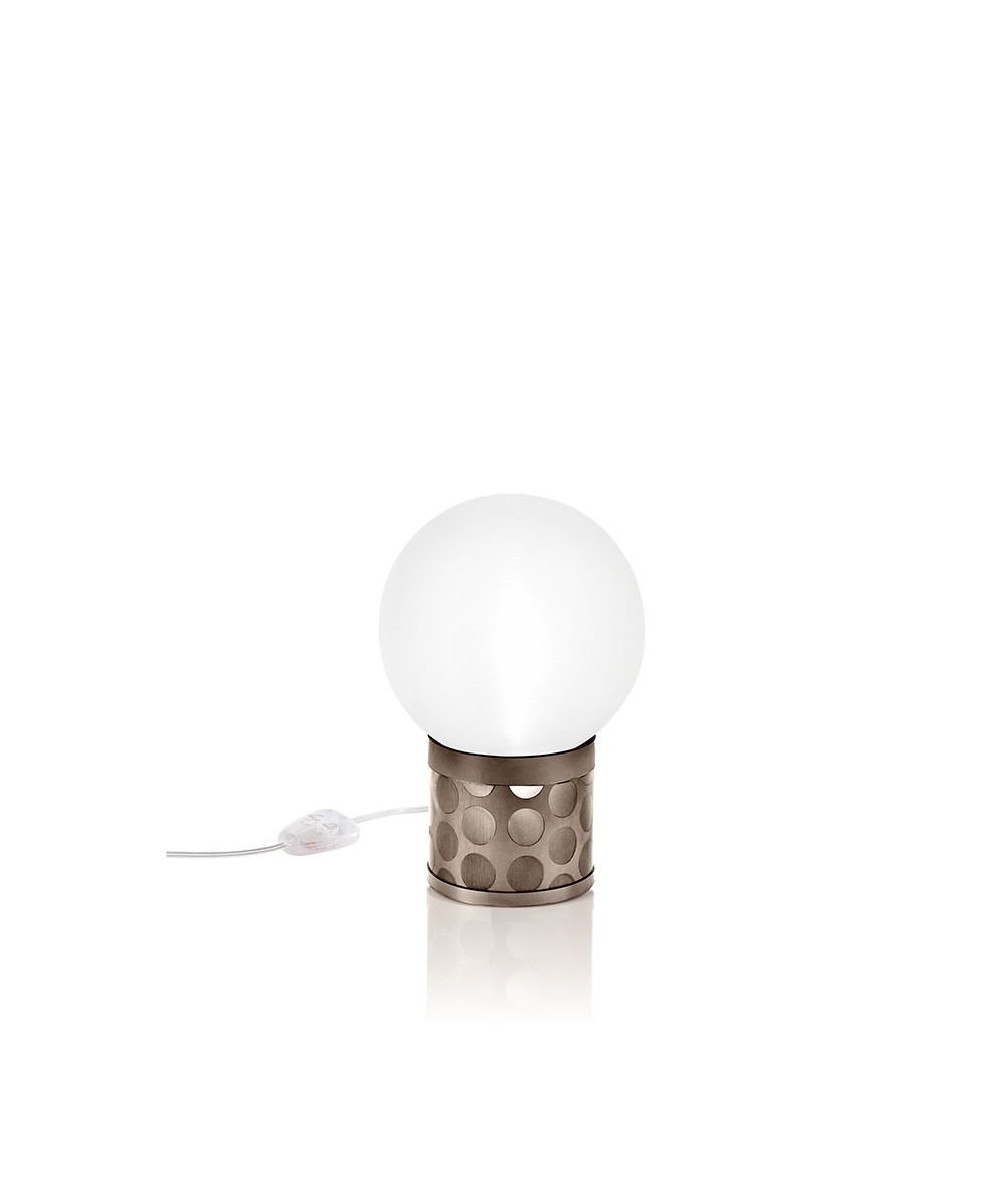 Slamp - Atmosfera Tischleuchte Small Pewter von Slamp