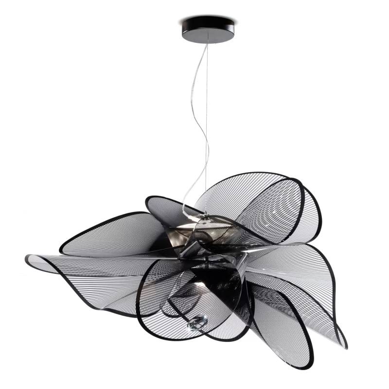 B-Ware Slamp La Belle étoile Led Hängelampe Hängeleuchte Deckenlampe Schwarz ø 90 Cm von Slamp