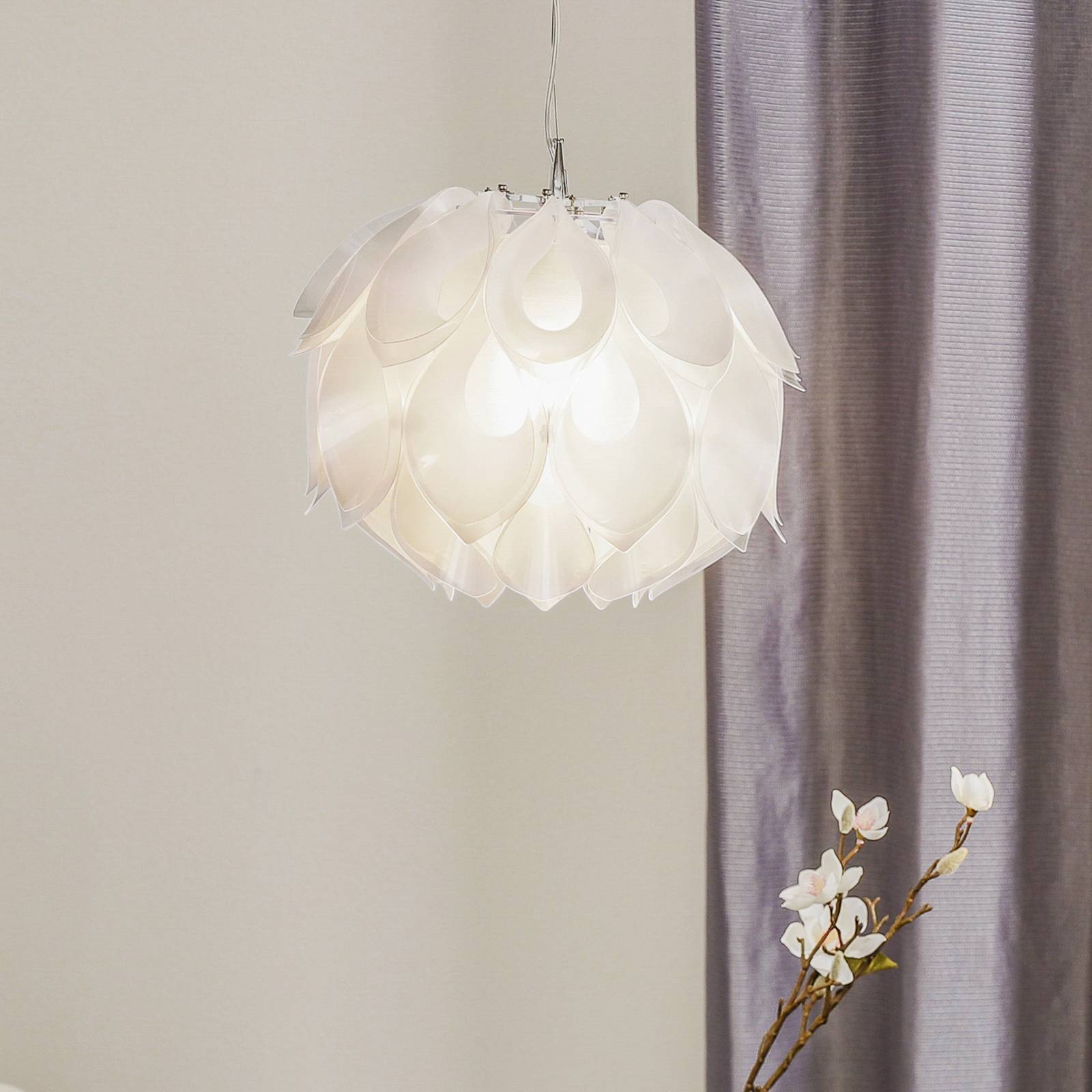 Slamp Flora S - Designer-Hängelampe, weiß von Slamp