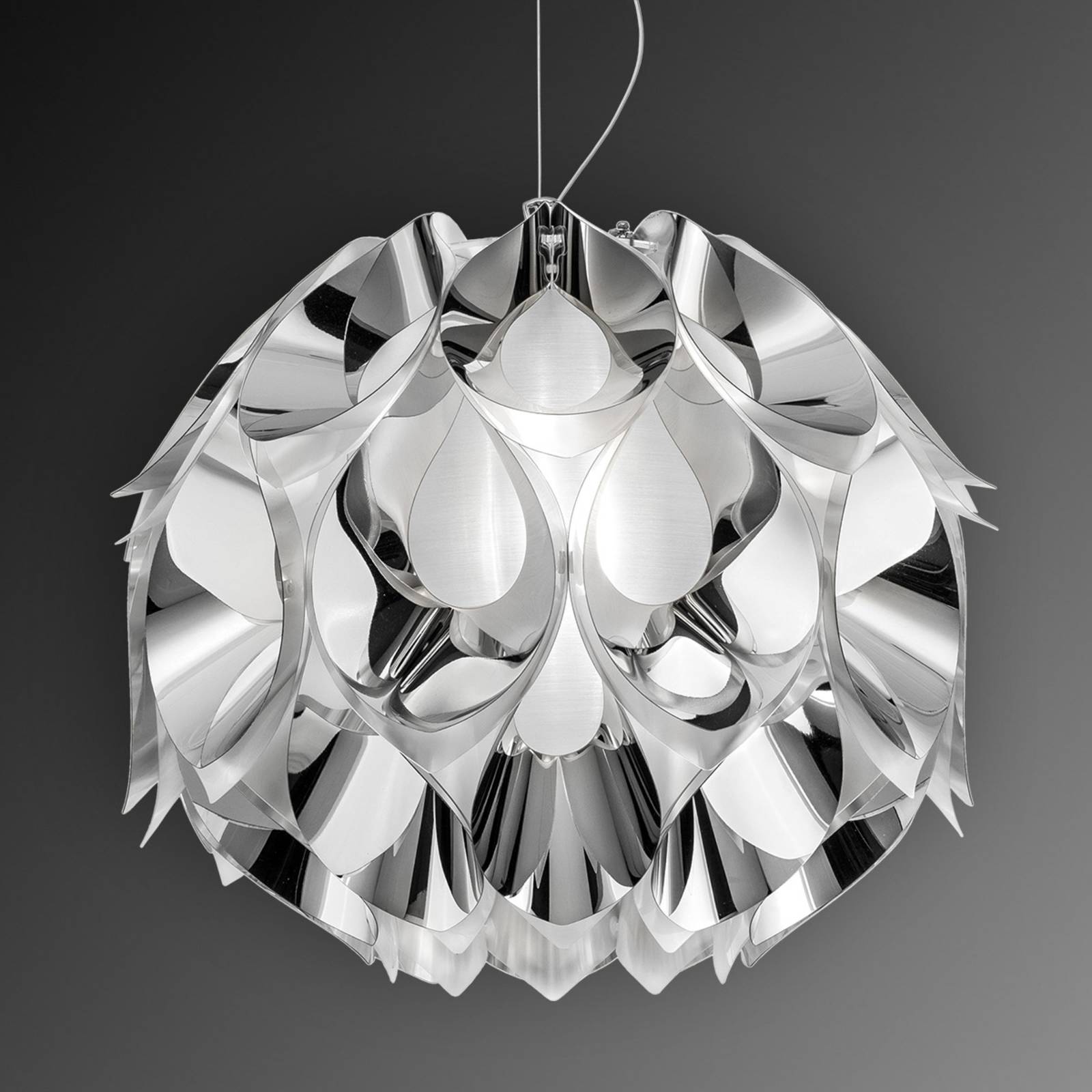 Slamp Flora - Design-Hängeleuchte, silber, 50 cm von Slamp