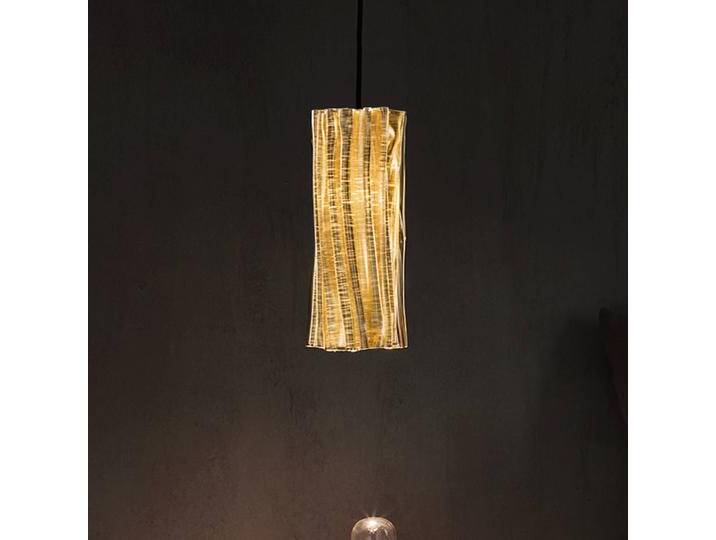 Slamp Accordéon Vertical Hängelampe gold/schwarz für Wohn & Esszimmer - Gold / Messing - Modern - Kunststoff von Slamp