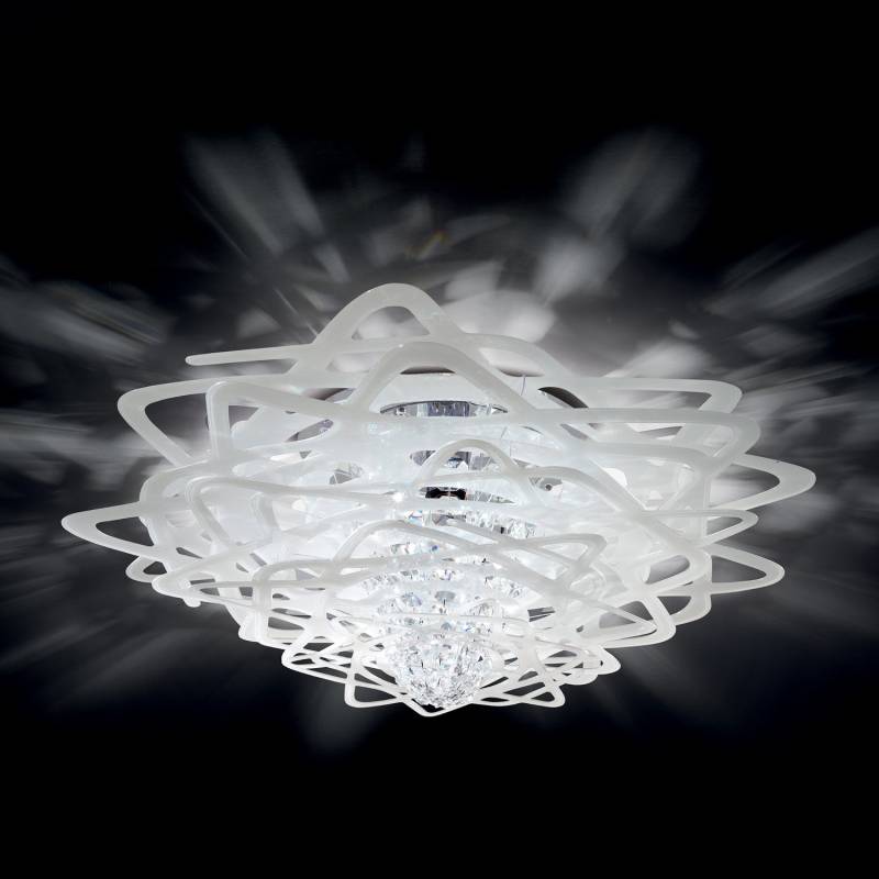 Slamp Aurora Deckenleuchte large weiß Deckenlampe Lampe Leuchte Spot Dekoration von Slamp