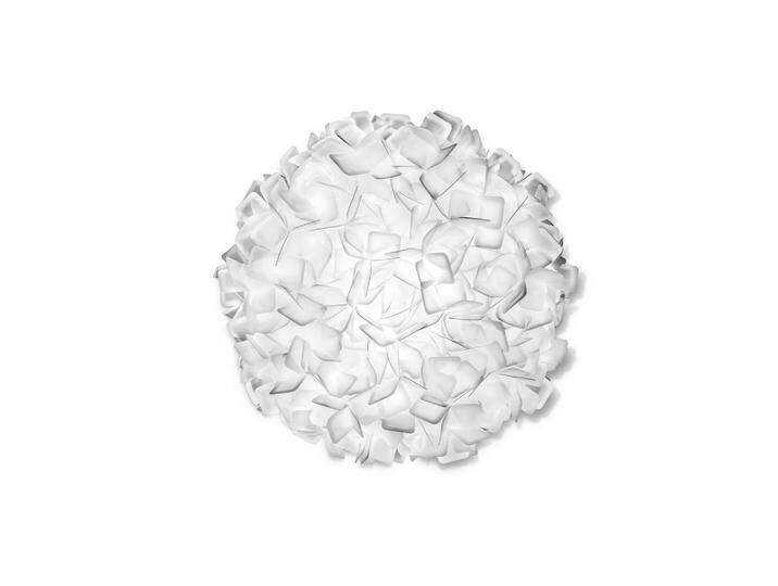 Slamp DECKENLEUCHTE CLIZIA, Weiß, Kunststoff, rund,rund, 25 cm, Handmade Quality, Europäischer Sicherheitsstandard, Schutzklasse II (Schutzisoliert), von Slamp