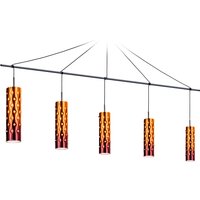 Slamp Dimple Suspension Penta, Rückläufer orange von Slamp