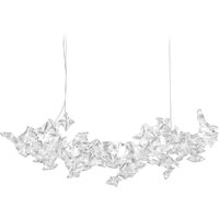 Slamp Hanami Suspension Large prisma, Kabel: transparent von Slamp
