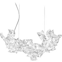 Slamp Hanami Suspension Small prisma, Kabel: transparent von Slamp