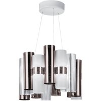 Slamp La Lollo LED Suspension Medium pewter (Zinn/weiß) von Slamp