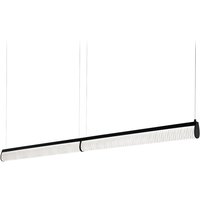 Slamp Modula Double LED Suspension schwarz / Plissé von Slamp