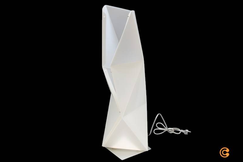 Slamp Tischleuchte Lampe Diamond Weiß Aluminium Designleuchte Siehe Text/Foto C-Ware von Slamp