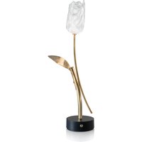 Slamp Tulip Battery LED Akkuleuchte Messing / schwarz von Slamp