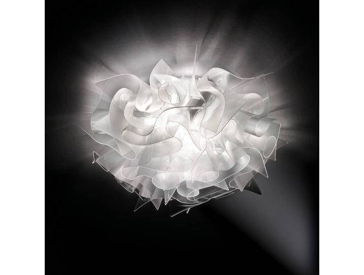 Slamp Veli Prisma - Designer-Deckenlampe, Ø 53cm für Wohn & Esszimmer - Transparent - Modern - Kunststoff von Slamp
