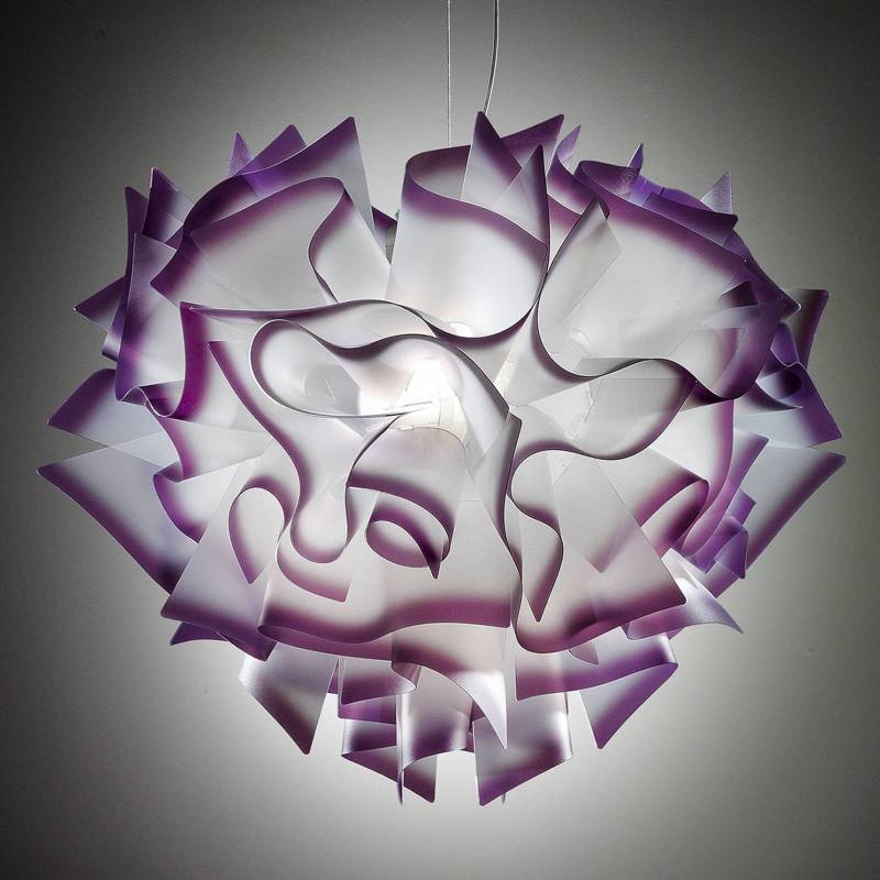 Slamp Veli - Designer-Hängeleuchte, 60 cm, pflaume von Slamp