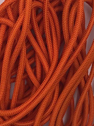 10m Gummikordel am Stück, Gummiband, freie Farbwahl, 22 Farben (Orange) von Slantastoffe