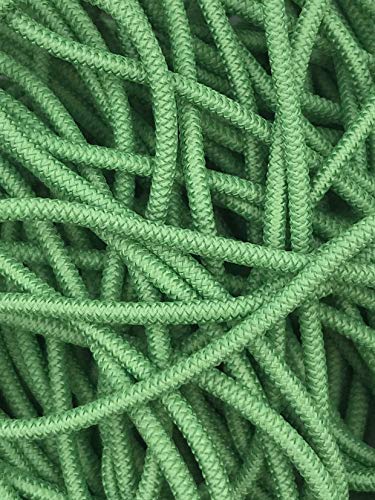 Slantastoffe 5m Gummikordel am Stück, Gummiband, 22 Farben (Hellgrün) von Slantastoffe