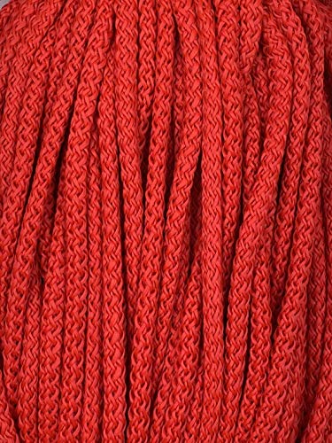 Slantastoffe Kordel 5 mm Schnur Turnbeutel Synthetik (Rot, 10m) von Slantastoffe