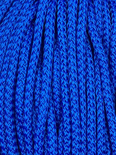 Slantastoffe Kordel 5 mm Schnur Turnbeutel Synthetik (Royalblau, 10m) von Slantastoffe
