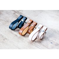 Leder-Türgriffe, Lederknäufe, Schrankgriffe, Schrankknäufe, Lederknäufe von SlaskaLAB