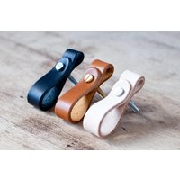 Lederknäufe, Knäufe, Möbelknäufe, Schrankknäufe, Knäufe Leder, Schrankknäufe von SlaskaLAB