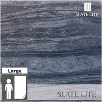 SlateLite Marmorsteinfurnier »Dark Creek«, bunt, Leicht-Schiefer - grau von SlateLite