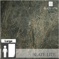 SlateLite Marmorsteinfurnier »Rainforest Green Dark«, bunt, Leicht-Schiefer - grau von SlateLite