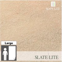 SlateLite Sandsteinfunier »Clear White«, bunt, Leicht-Schiefer - grau von SlateLite