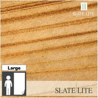 SlateLite Sandsteinfunier »Teakwood«, bunt, Leicht-Schiefer - grau von SlateLite