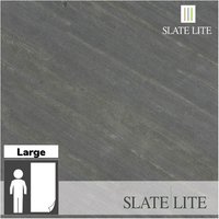 SlateLite Schieferfurnier »D. Black 315Grad«, bunt, Leicht-Schiefer - grau von SlateLite