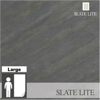 SlateLite Schieferfurnier »D. Black 45Grad«, bunt, Leicht-Schiefer - grau von SlateLite