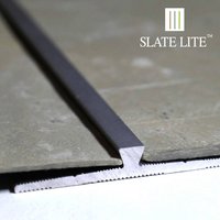 SlateLite Stoßprofil, F-Line, Aluminium, silberfarben von SlateLite