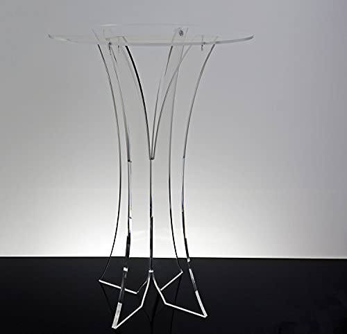 Slato Honos Couchtisch für Wohnzimmer, modernes Design, aus transparentem Plexiglas, 40 x 60 cm von Slato