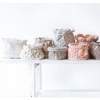 Leichtstorcher-Bein Korb Korb/Kindergarten-Zimmer-Dekor/Baby Boy Basket von SlavAndSo