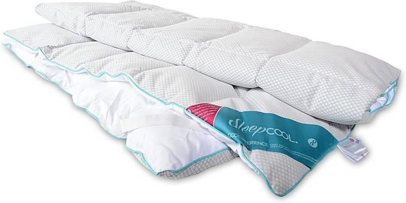 Matratzenauflage Matratzentopper, Temperaturregulierend, Kühlend, Waschbar SleepCOOL, Klimaregulierender und allergikerfreundlicher Matratzentopper von SleepCOOL