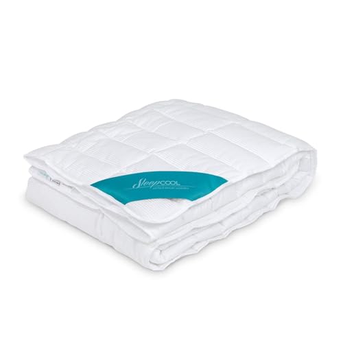 SleepCOOL Matratzenauflage 100x200cm für optimale Schlaftemperatur COOL.Moments - Weniger Schwitzen, Weniger Frieren, Besser Schlafen von SleepCOOL