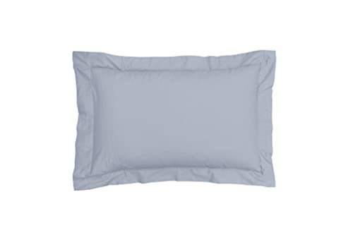 Sleepdown Kissenbezüge, 100% Reine Baumwolle, 2 Stück, Oxford, luxuriös, weich, gemütlich, Kissenbezüge, Set – Grau – 63 x 89 cm von Sleepdown