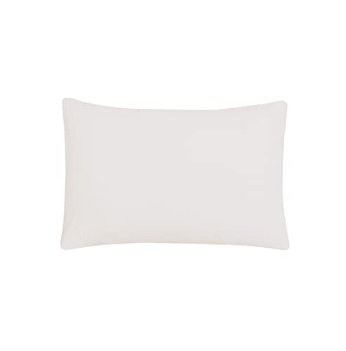 Sleepdown Kissenbezüge, 100% Reine Baumwolle, 2 Stück, luxuriös, weich, gemütlich, Kissenbezüge, Set – Natur – 48 x 74 cm von Sleepdown