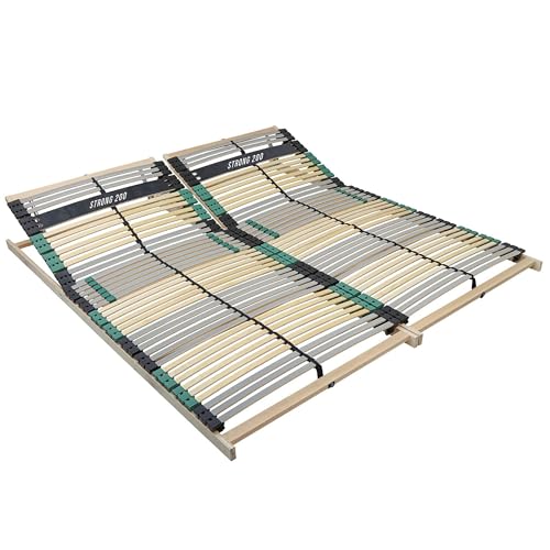 Sleepneo Extra Stabiler Premium Lattenrost 160x200, bis 200Kg belastbar, Kopfteil verstellbar, 42 Latten, 7 Zonen Lattenrost aus Buche und verstärkter Birke, Made in Germany Sleepneo Extra Stabiler Premium Lattenrost 160x200, bis 200Kg belastbar, Kopfteil verstellbar, 42 Latten, 7 Zonen Lattenrost aus Buche und verstärkter Birke, Made in Germany von Sleepneo
