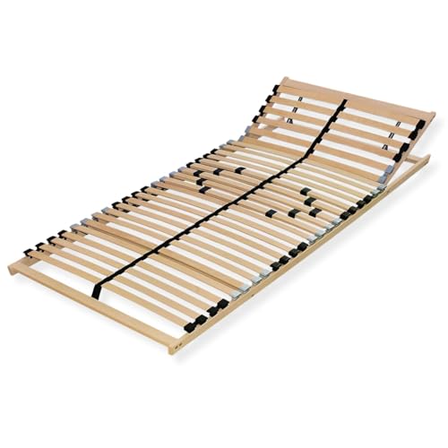 Sleepneo Lattenrost 90x200, Kopfteil verstellbar, Ergonomischer 7 Zonen Lattenrost, Buchenholz, 28 Latten, Lattenrahmen, Federholzrahmen, Selbstmontage, hohe Traglast bis 140Kg Sleepneo Lattenrost 90x200, Kopfteil verstellbar, Ergonomischer 7 Zonen Lattenrost, Buchenholz, 28 Latten, Lattenrahmen, Federholzrahmen, Selbstmontage, hohe Traglast bis 140Kg von Sleepneo