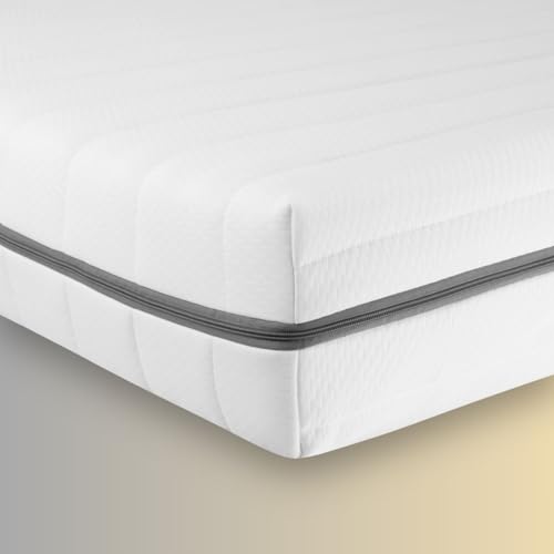 Sleepneo Matratze H3 H2-7 Zonen Kaltschaummatratze - Ergonomisch, bequem - Matratze 100x200 - Oeko TEX Zertifiziert, Höhe ca. 15 cm von Sleepneo