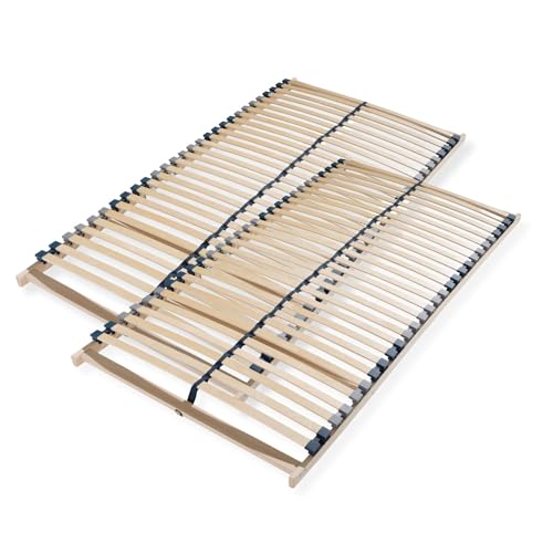 Stabiler Lattenrost 160x200, Lattenrahmen aus Buche, 28 Latten, 7 Komfortzone, Federholzrahmen Made in Germany, Lattenrost starr, Lattenrahmen 160x200 hohe Traglast bis 150Kg Stabiler Lattenrost 160x200, Lattenrahmen aus Buche, 28 Latten, 7 Komfortzone, Federholzrahmen Made in Germany, Lattenrost starr, Lattenrahmen 160x200 hohe Traglast bis 150Kg von Sleepneo