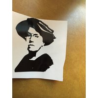 Emma Goldman Radikal Anarchist Inspirational Icon Vinyl Sticker Aufkleber von SleepoverTradingCo