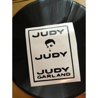 Judy Garland Live At Carnegie Hall Konzert Poster/Album Cover Vinyl Aufkleber von SleepoverTradingCo