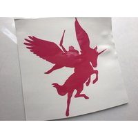 She-Ra Prinzessin Der Macht Auf Swiftwind Rosa Glänzend Vinyl Aufkleber von SleepoverTradingCo
