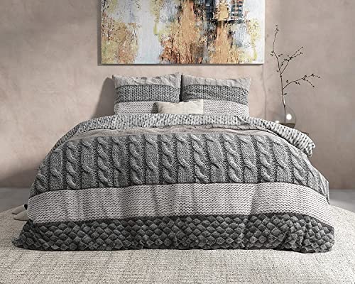 Sleeptime Bettwäsche Feinbiber, 100% Baumwolle, Winterbettwäsche, Kuschelig und Warm,Flanell, Braun, Elin, 200cm x 220cm, Mit 2 Kissenbezüge 60cm x 70cm Sleeptime Bettwäsche Feinbiber, 100% Baumwolle, Winterbettwäsche, Kuschelig und Warm,Flanell, Braun, Elin, 200cm x 220cm, Mit 2 Kissenbezüge 60cm x 70cm von Sleeptime