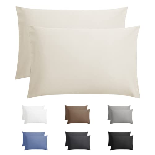 Sleeptime Kissenbezug 60 x 70 Beige - 2er Set - 100% Baumwolle - Kissenhülle 60x70 - Mit Hotelverlsuss Sleeptime Kissenbezug 60 x 70 Beige - 2er Set - 100% Baumwolle - Kissenhülle 60x70 - Mit Hotelverlsuss von Sleeptime