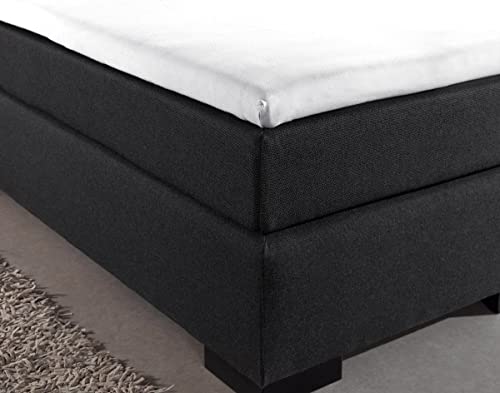 Sleeptime Spannbettlaken Topper Boxspringbett - 100% Baumwolle - Bettlaken fur Topper bis 10cm - Feuchtigkeit absorbierend und temperaturausgleichend - Weiß - 140 x 200 cm Sleeptime Spannbettlaken Topper Boxspringbett - 100% Baumwolle - Bettlaken fur Topper bis 10cm - Feuchtigkeit absorbierend und temperaturausgleichend - Weiß - 140 x 200 cm von Sleeptime