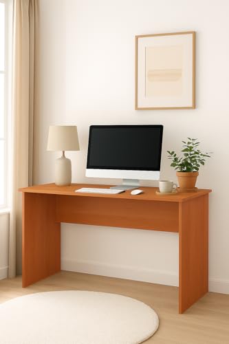 Schreibtisch 90 cm – Modernes Computer Schreibtisch Weiß – Großer Arbeitstisch für Home Office, Kinderzimmer, Studenten – Stabiler PC Tisch, platzsparend 90x75x51 (Erle) von Sleepy shop 24 YOUR PERFECT MATTRESS
