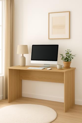 Schreibtisch 90 cm – Modernes Computer Schreibtisch Weiß – Großer Arbeitstisch für Home Office, Kinderzimmer, Studenten – Stabiler PC Tisch, platzsparend 90x75x51 (Hickory) von Sleepy shop 24 YOUR PERFECT MATTRESS
