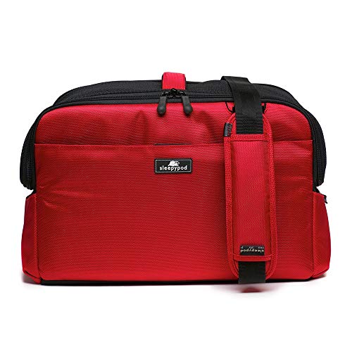 Sleepypod Atom Haustier-Flug-Reisetasche, Strawberry Red, 1 Stück (1er Pack) von Sleepypod