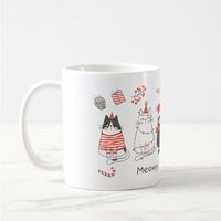 Weihnachten Tasse Katze Christmas Mug Cat Meowy von SleiDesign