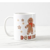 Weihnachtstasse Personalisiert I Gongerbread Man Christmas Mug Gingerbread With Name von SleiDesign